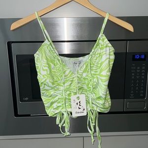 Birdie Green Summer Top